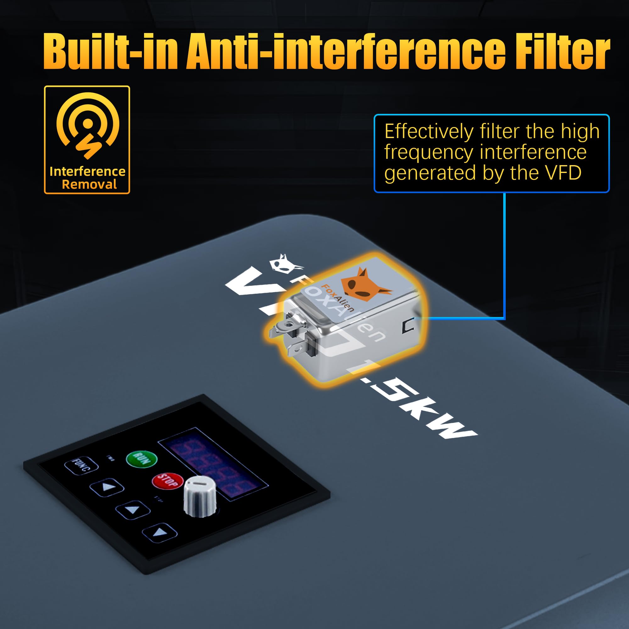 Amazon.com: FoxAlien 1.5KW VFD Air Cooled CNC Spindle Motor Kit
